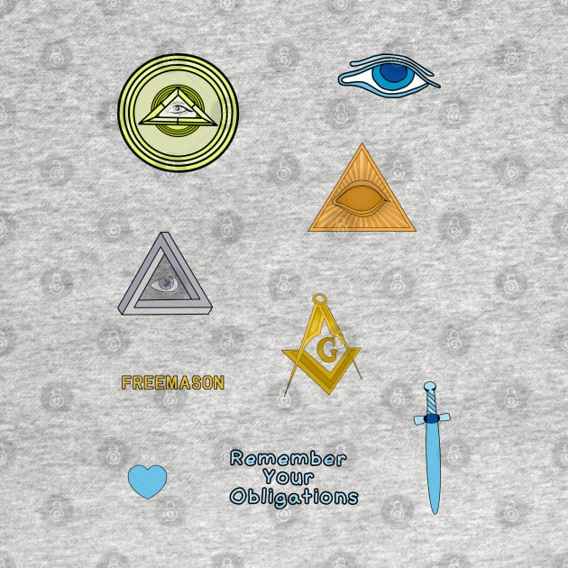 Freemasonry Symbols Freemason Masonic Occult Secret Society by DiegoCarvalho